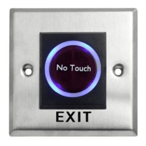 Wireless Exit Button - touchless request-to-exit switch